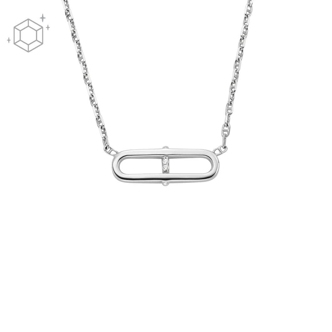 Sterling Heritage Sterling Silver Station Necklace