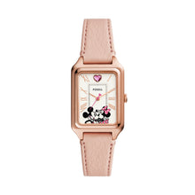 Load image into Gallery viewer, Disney Fossil Limited Edition Three-Hand Blush Leather Watch
