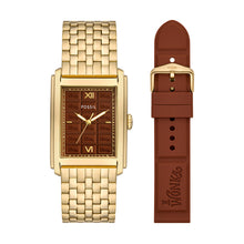 Load image into Gallery viewer, Willy Wonka™ x Fossil Limited Edition Three-Hand Gold-Tone Stainless Steel Watch
