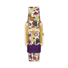 Load image into Gallery viewer, Willy Wonka™ x Fossil Limited Edition Two-Hand Multicolor Print Leather Watch
