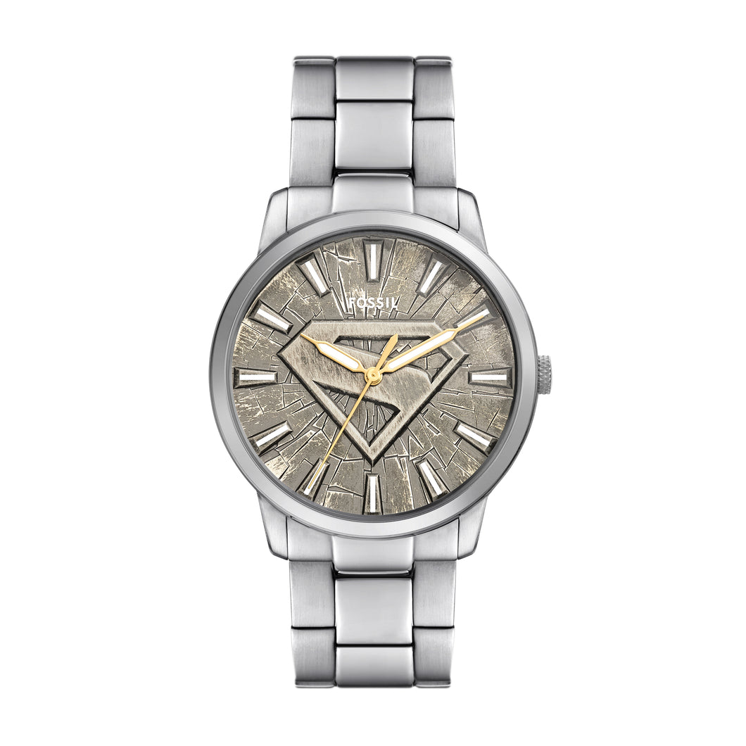 Superman x Fossil Limited-Edition S-Shield Watch Set