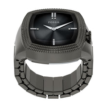 Load image into Gallery viewer, Nick Jonas x Fossil Machine Luxe Grey Vignette Two-Hand Gunmetal Stainless Steel Watch Ring
