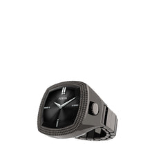 Load image into Gallery viewer, Nick Jonas x Fossil Machine Luxe Grey Vignette Two-Hand Gunmetal Stainless Steel Watch Ring

