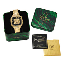 Load image into Gallery viewer, Nick Jonas x Fossil Machine Luxe Automatic Gold-Tone Stainless Steel Watch
