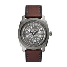 Load image into Gallery viewer, Machine Automatic Brown LiteHide™ Leather Watch
