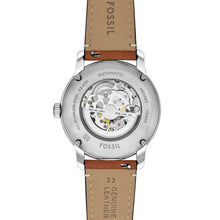 Load image into Gallery viewer, Fossil Heritage Automatic Brown Leather Watch
