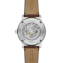 Load image into Gallery viewer, Fossil Heritage Automatic Brown Leather Watch
