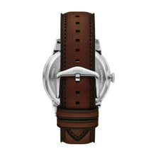 Load image into Gallery viewer, Townsman Multifunction Brown Leather Watch
