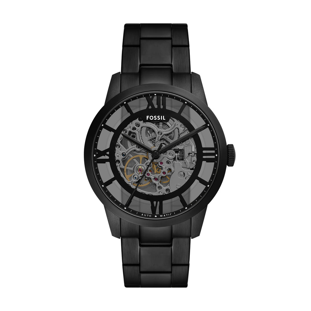 Townsman Automatic Black Stainless Steel Watch