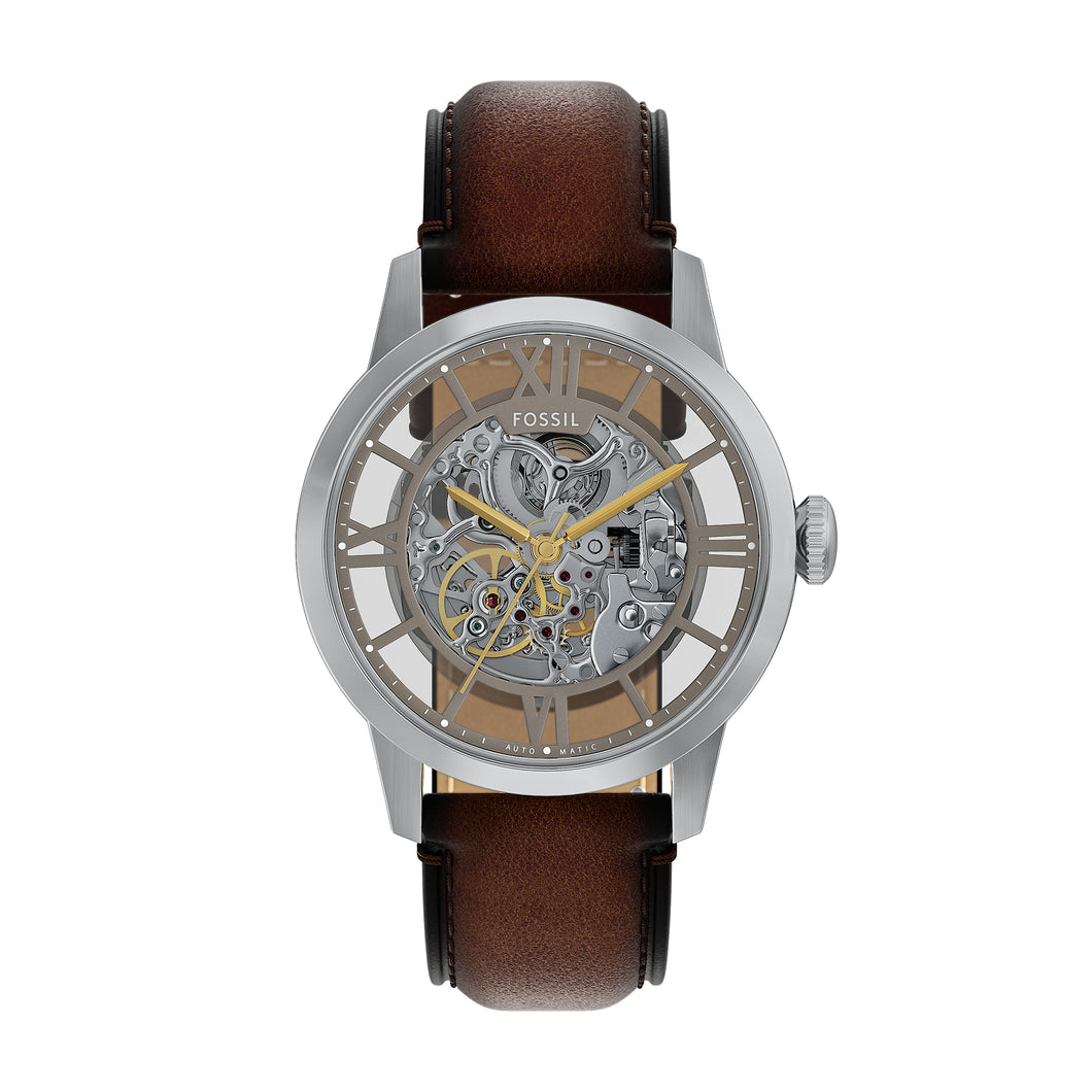 Townsman Automatic Brown Leather Watch
