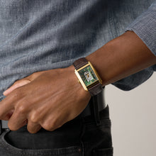 Load image into Gallery viewer, Carraway Automatic Brown Croco Leather Watch
