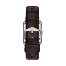 Load image into Gallery viewer, Carraway Automatic Brown Croco Leather Watch
