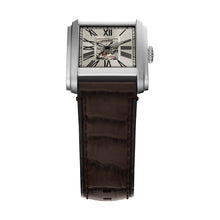 Load image into Gallery viewer, Carraway Automatic Brown Croco Leather Watch
