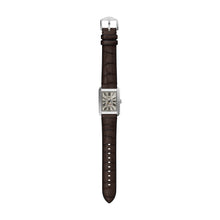Load image into Gallery viewer, Carraway Automatic Brown Croco Leather Watch
