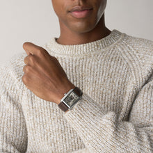 Load image into Gallery viewer, Carraway Automatic Brown Croco Leather Watch
