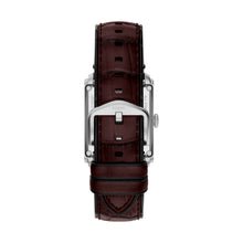 Load image into Gallery viewer, Carraway Automatic Brown Croco Leather Watch
