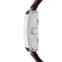 Load image into Gallery viewer, Carraway Automatic Brown Croco Leather Watch
