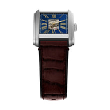 Load image into Gallery viewer, Carraway Automatic Brown Croco Leather Watch
