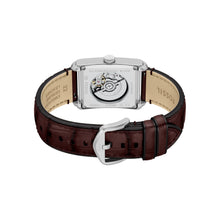 Load image into Gallery viewer, Carraway Automatic Brown Croco Leather Watch
