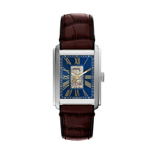 Load image into Gallery viewer, Carraway Automatic Brown Croco Leather Watch
