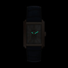 Load image into Gallery viewer, Carraway Automatic Blue Croco Leather Watch
