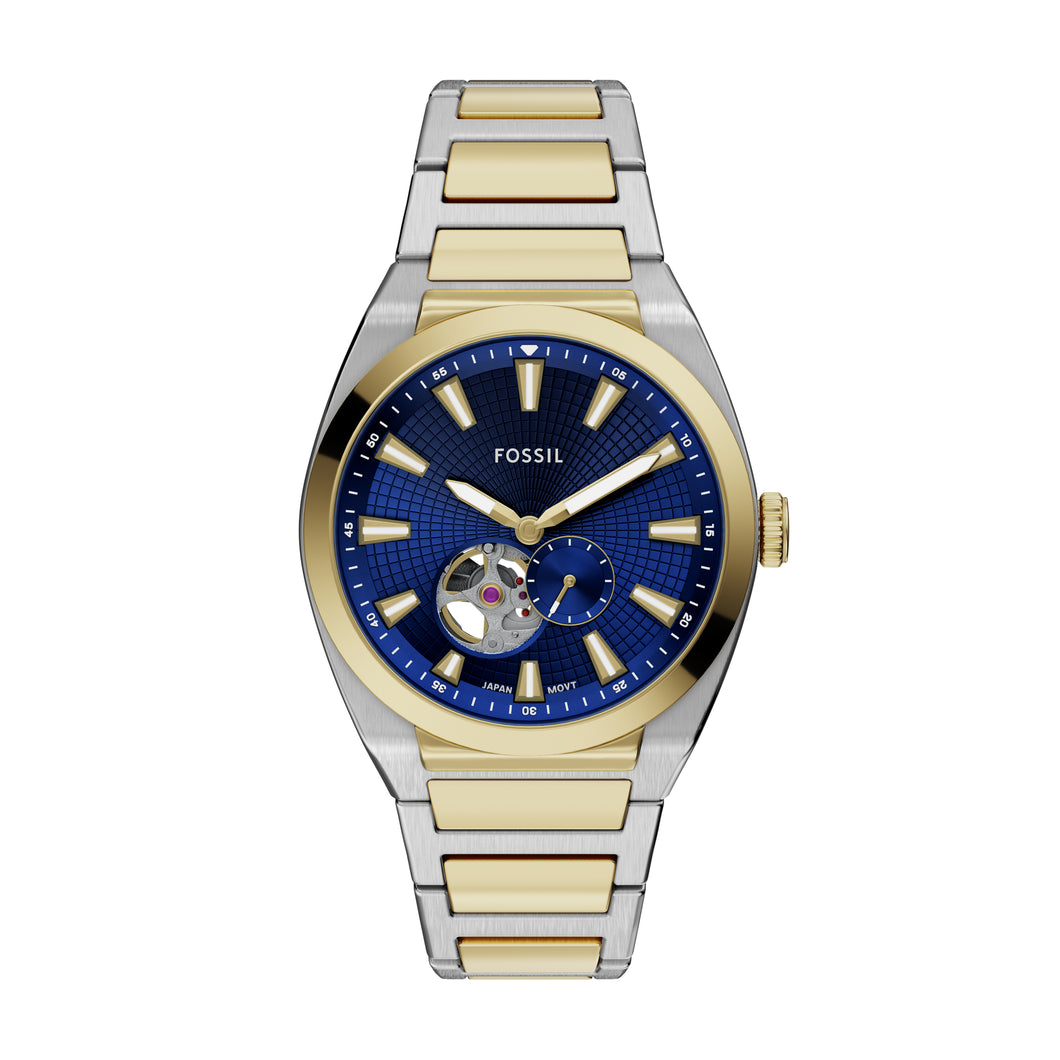 Everett Automatic Two-Tone Stainless Steel Watch