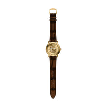 Load image into Gallery viewer, Fossil Heritage Automatic Brown Croco Leather Watch
