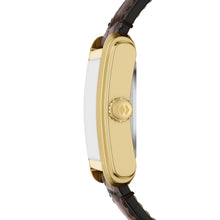 Load image into Gallery viewer, Carraway 30mm Automatic Brown Croco Leather Watch
