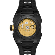 Load image into Gallery viewer, Machine X1 42mm Automatic Black Silicone Watch
