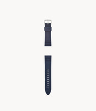 Load image into Gallery viewer, 22mm Dark Blue Silicone Watch Strap
