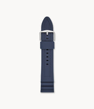 Load image into Gallery viewer, 22mm Dark Blue Silicone Watch Strap
