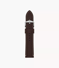 Load image into Gallery viewer, 22mm Dark Brown LiteHide™ Leather Strap
