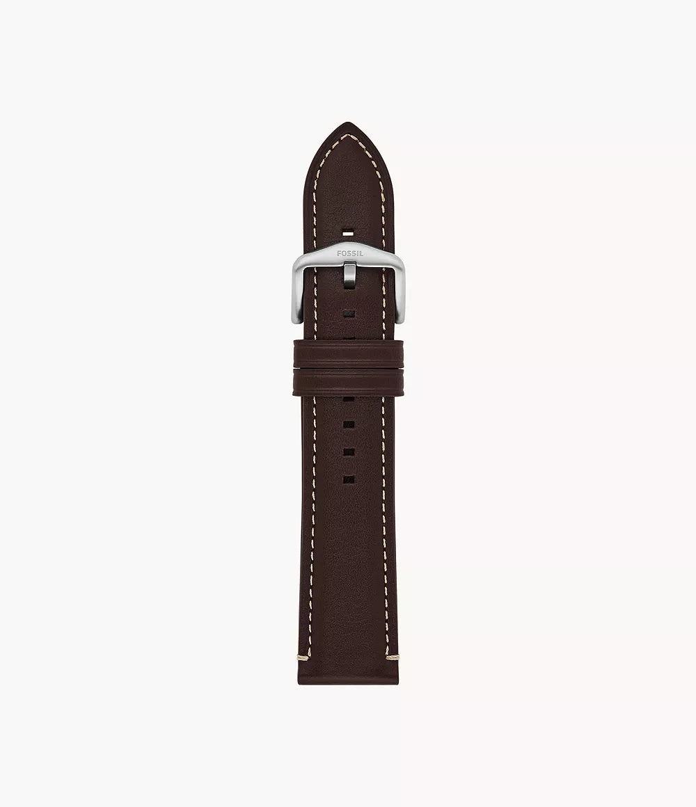 22mm Dark Brown LiteHide™ Leather Strap