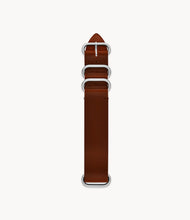 Load image into Gallery viewer, 22mm Brown Leather Strap
