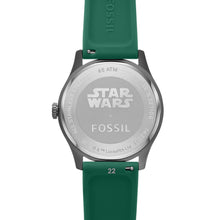 Load image into Gallery viewer, Special Edition Star Wars™ Boba Fett™ Three-Hand Green Silicone Watch
