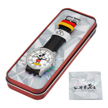 Load image into Gallery viewer, Disney x Fossil Special Edition Three-Hand Black Leather Watch
