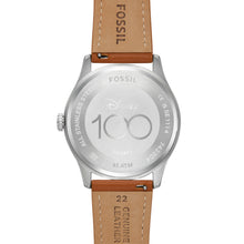 Load image into Gallery viewer, Disney x Fossil Special Edition Three-Hand Medium Brown Leather Watch
