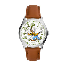 Load image into Gallery viewer, Disney x Fossil Special Edition Three-Hand Medium Brown Leather Watch
