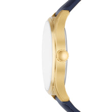Load image into Gallery viewer, Disney x Fossil Special Edition Three-Hand Navy Leather Watch
