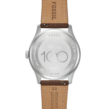 Load image into Gallery viewer, Disney x Fossil Special Edition Three-Hand Brown Leather Watch
