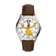 Load image into Gallery viewer, Disney x Fossil Special Edition Three-Hand Brown Leather Watch
