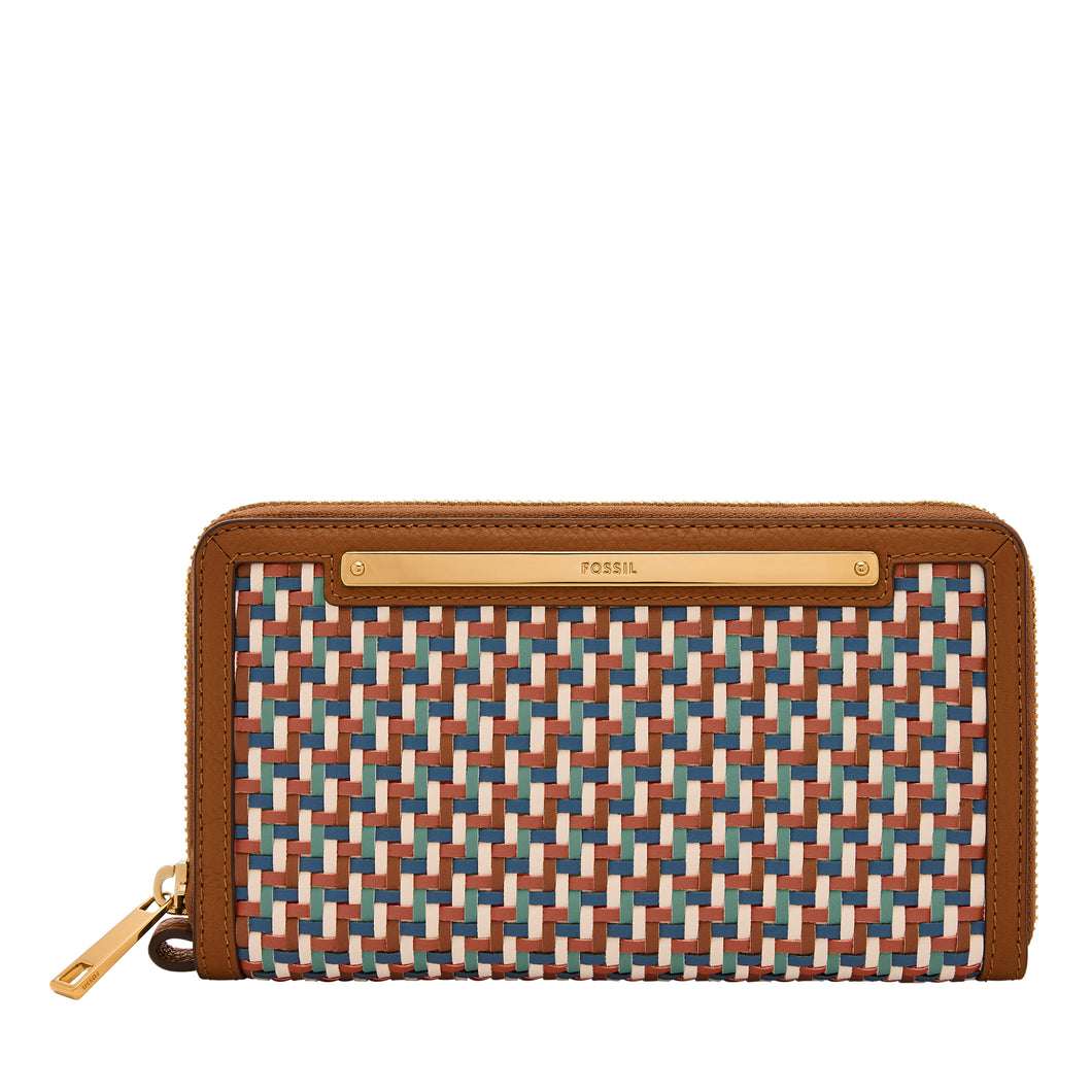 Liza Zip Around Clutch