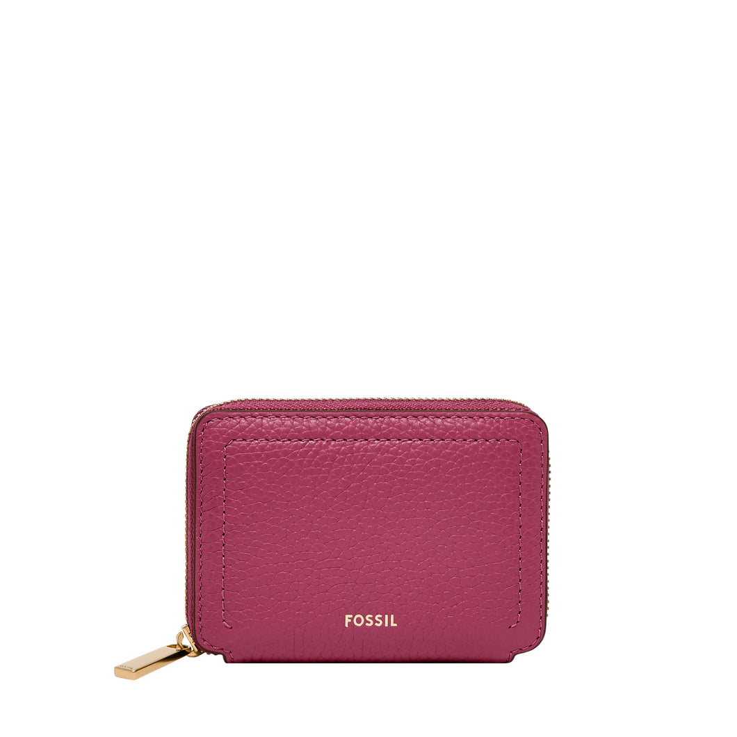 Logan RFID Zip Around Card Case