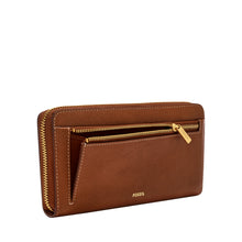 Load image into Gallery viewer, Logan RFID Zip Around Clutch
