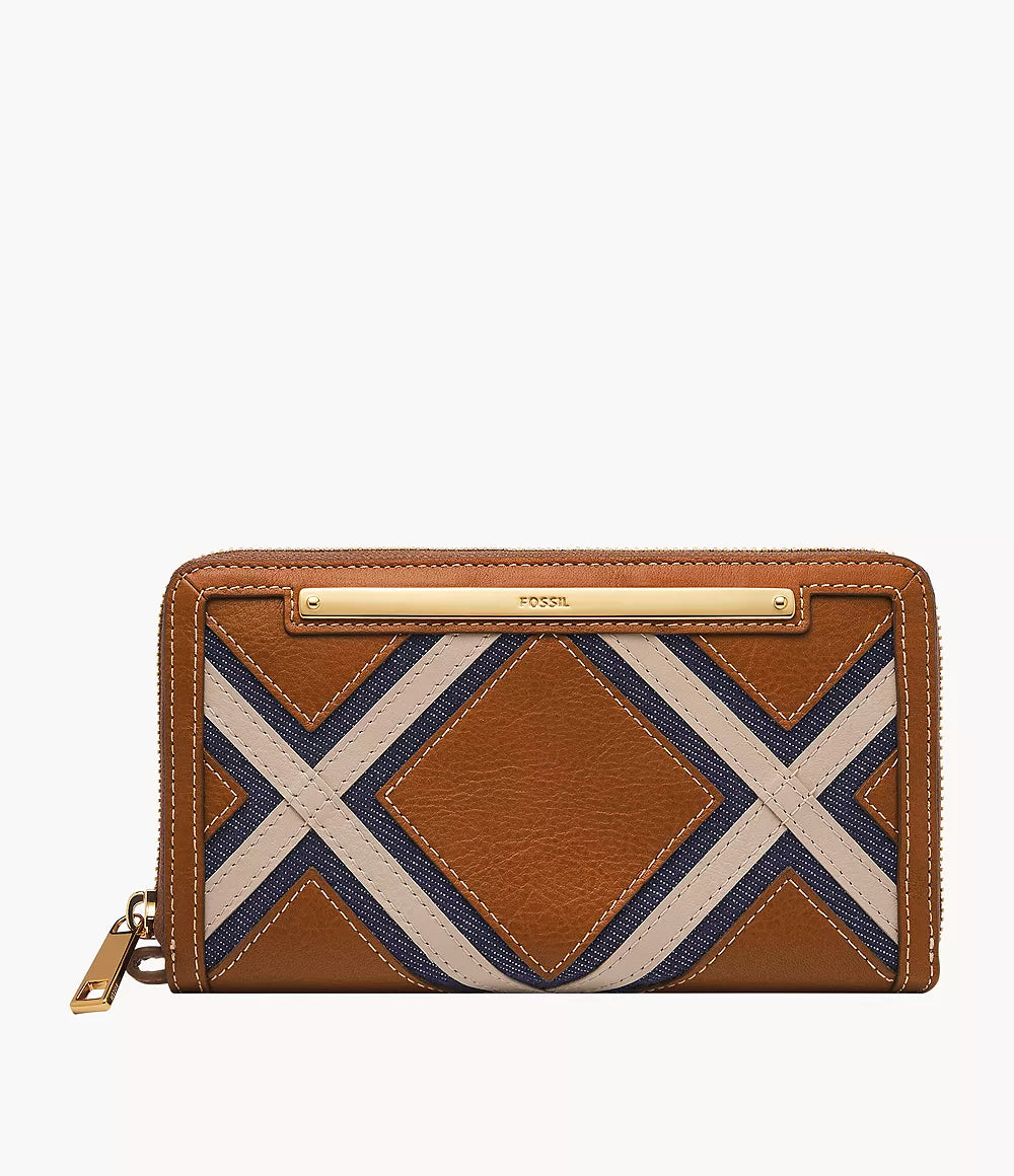 Liza Zip Around Clutch