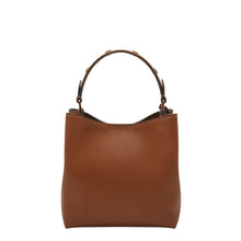 Load image into Gallery viewer, Jessie Leather Small Bucket Crossbody Bag
