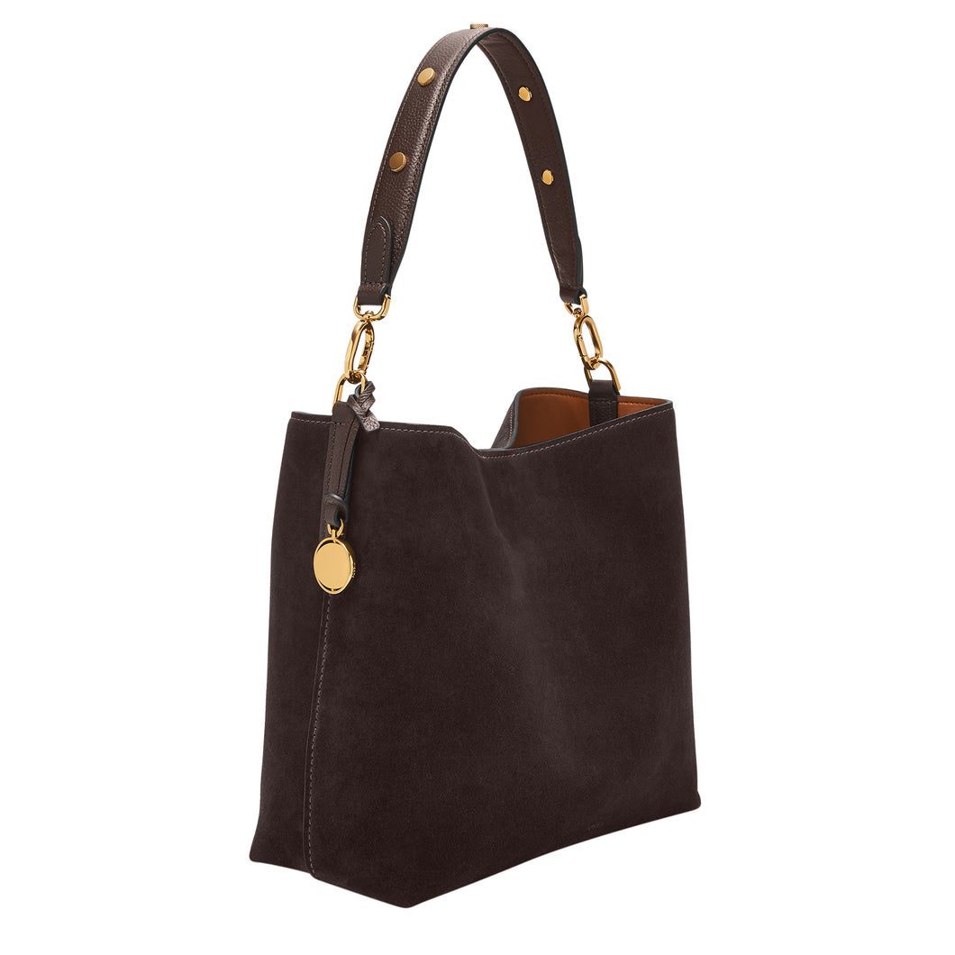 Jessie Suede Bucket Shoulder Bag