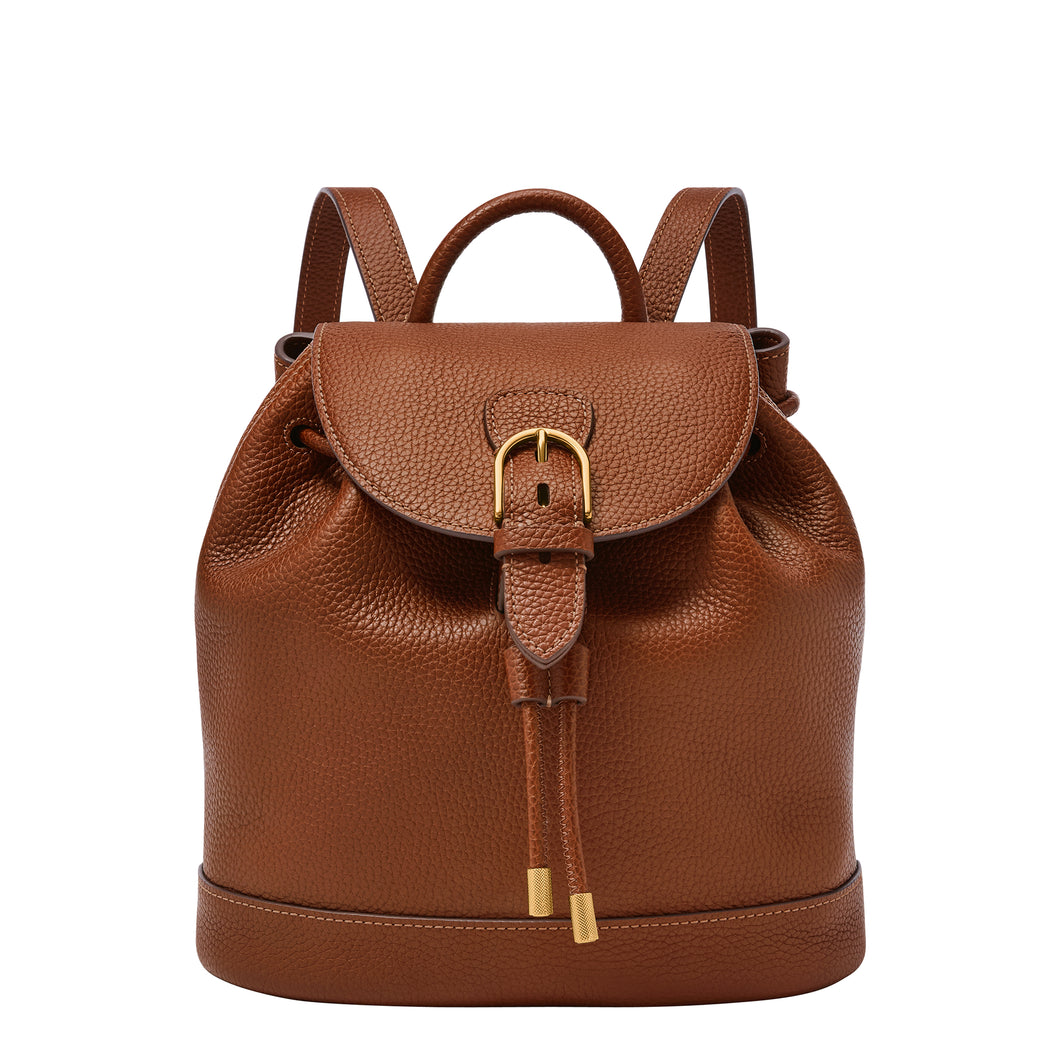 Everleigh Leather Flap Backpack