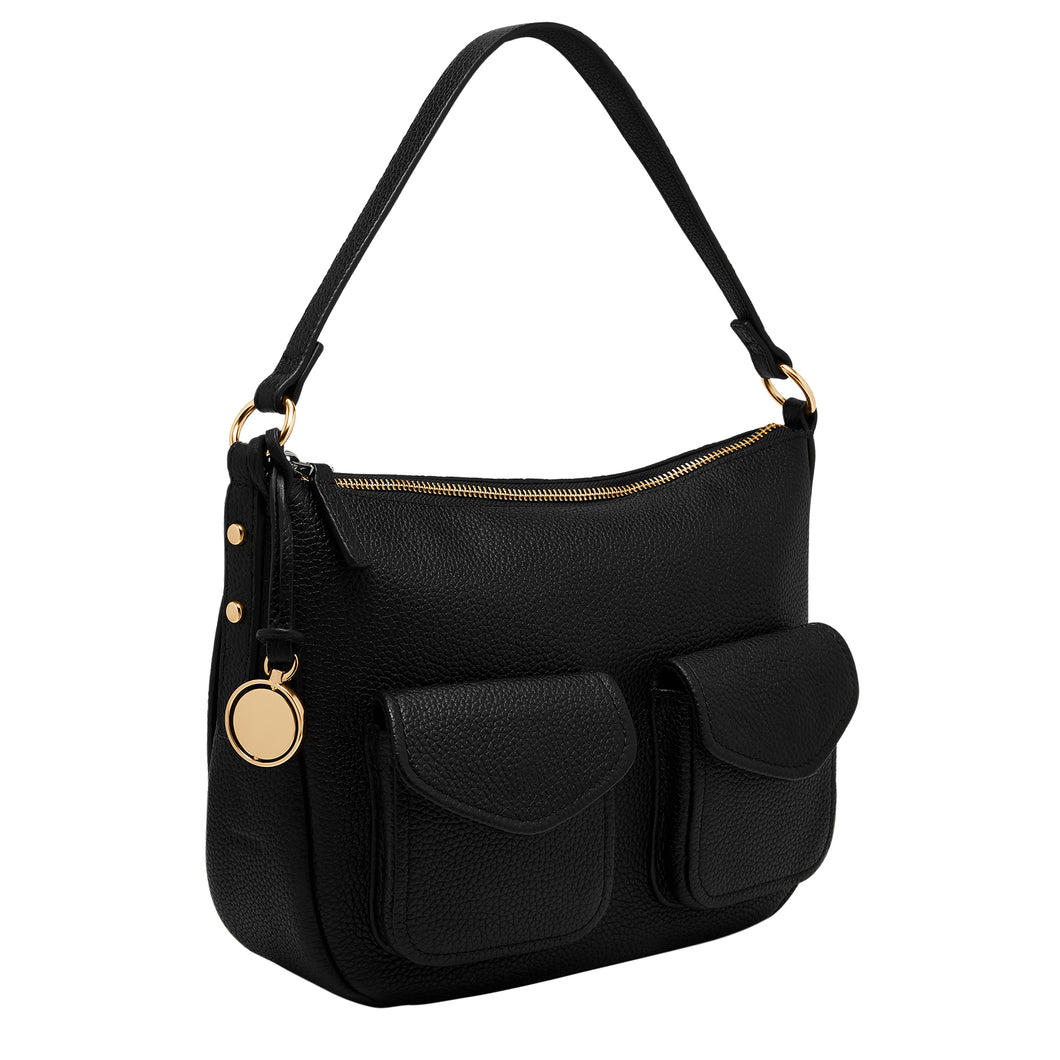Jolie Leather Cargo Crossbody Bag