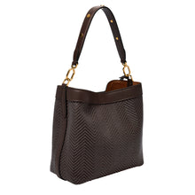 Load image into Gallery viewer, Jessie Woven Bucket Shoulder Bag
